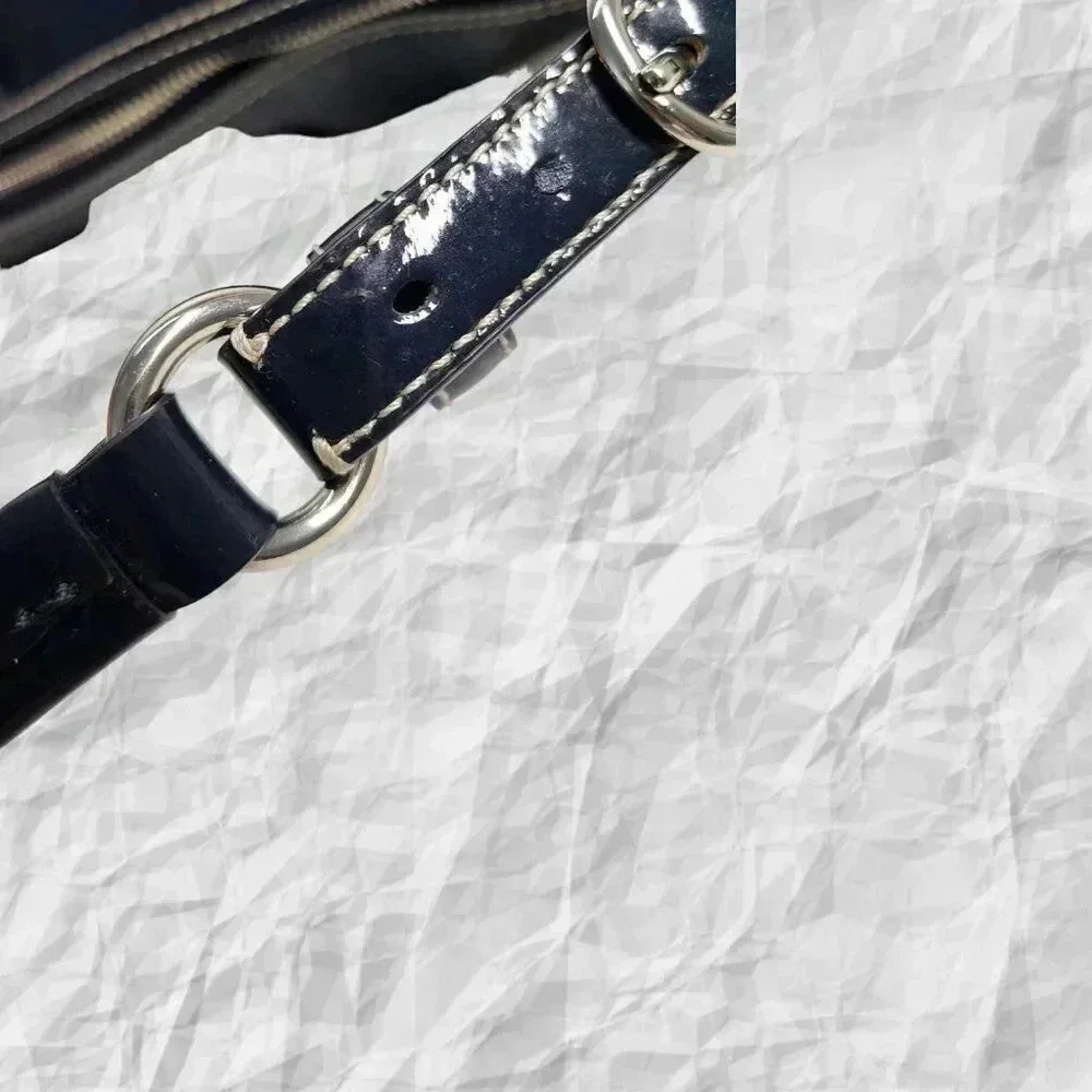 COACH Laura Hobo Bag Navy/cream - Picture 14 of 16